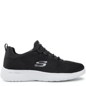Resim Skechers Dynamight 58360 BKW Erkek Siyah Spor Ayakkabı 