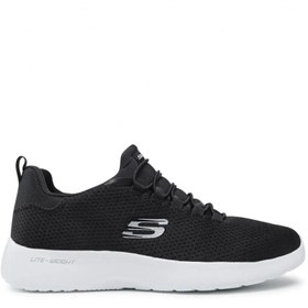 Resim Skechers Dynamight 58360 BKW Erkek Siyah Spor Ayakkabı 