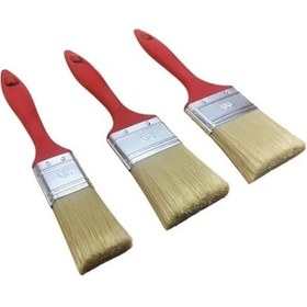Resim 3 Lü Boya Ve Badana Kestirme Fırçası Seti - 4/6/8 Cm 