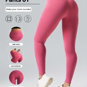 Resim Kadınlar için Yüksek Bel Karın Kontrollü Yoga Pantolonları - Düz Renk, Esnek Polyester ve Elastan Karışımı, Koşu ve Spor Salonu Antrenmanları için Mükemmel 