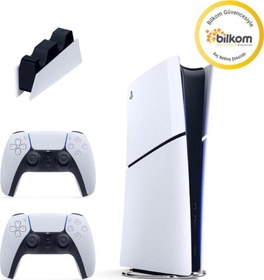 Resim Sony Playstation 5 Slim 825 GB Digital Edition + 2. Dualsense + Şarj İstasyonu (Bilkom Garantili) 