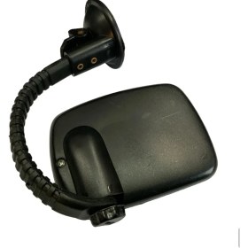 Resim Gcstore 1 Adet Siyah Kör Nokta Tv Tip Ayna Vantuzlu Sipral 19CM Ayaklı 