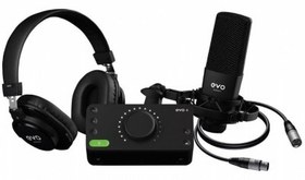 Resim Audient Evo Start Recording Bundle Stüdyo Kayıt Paketi 