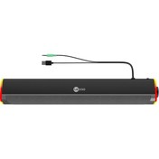 Resim SIHI SıhıShop DS101 Kablolu 6W RGB Aydınlatmalı TV Soundbar Hoparlör - 80dB 585gr 4D Yüksek Çözü 
