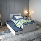 Resim Arnetti Sofia 90x190 Yatak Uyumlu 2 Kişilik Yavrulu Karyola, Beyaz - Sofia 