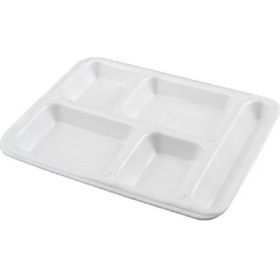 Resim Hepta Collection Çelikpençe 5 Gözlü Köpük Tabldot Tabak 100 Adet 