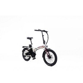 Resim Vodin Beep X Elektrikli Katlanır Bisiklet (Gri-Turuncu) 