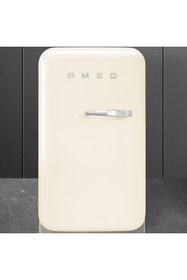 Resim SMEG 50'S Style Retro KremMini Buzdolabı FAB5LCR Sol Kapı 