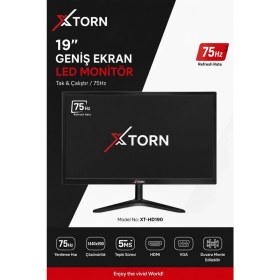 Resim Uptech Torn 19" Geniş Ekran 75 Hz 5ms Dahili Hoparlör (Vga,hdmı,ses) Sesli LED Monitör 