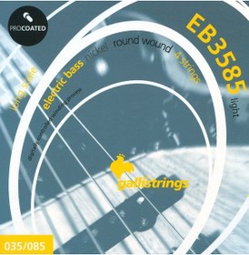 Resim Galli Eb3585 Nickel Round 4 Tel Light Bas Gitar Tel Seti 