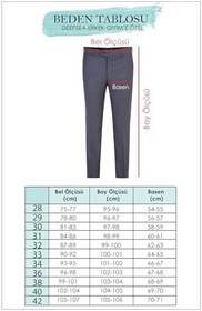 Resim DeepSEA Çizgi Dokulu Rahat Kesim Yazlık Spor Pantolon - Hafif Kumaş Modern Tasarım 2600263 