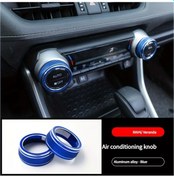 Resim Chuangyinshop Toyota Rav4 Rv4 2020-2023 Klima Düğmeleri Işıklı Halka Mavi 2 Adet 