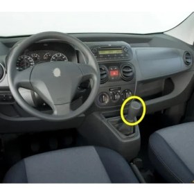 Resim Vites Topuzu Siyah 5 Ileri Manuel Peugeot Bipper ile Uyumlu 2008-2016 
