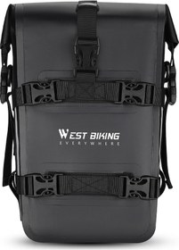 Resim Padalink Motosiklet Çerçeve Çantası - 5l Su Geçirmez, Hafif Ve Dayanıklı Motosiklet Aksesuarı Siyah 