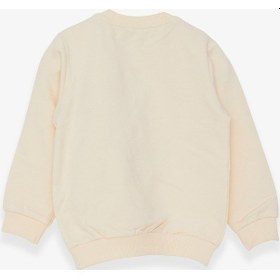 Resim Breeze Kız Çocuk Sweatshirt Ayıcık Aksesuarlı 1.5-5 Yaş, Krem (556838369) Çok Renkli 