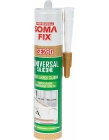 Resim Somafıx Se280 Genel Amaçlı Silikon 280 Gr - Şeffaf Silikon 