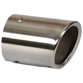 Resim Egzoz Ucu Paslanmaz 8cm Krom /EGUC521 