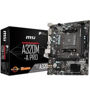 Resim MSI A320m-a Pro Amd A320 Soket Am4 Ddr4 3200(OC)mhz Matx Gaming Anakart 