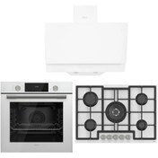 Resim Ferre LUXURY BEYAZ MEGA ANKASTRE SET (D017 + ED036 + QMS63CB) 