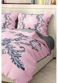 Resim Marka Nevresim Takımı Çift Kişilik Pamuklu Saten Kumaş 6 Parça 3d Dijital Baskı Duvet Cover Set Model No:20 Renkli 