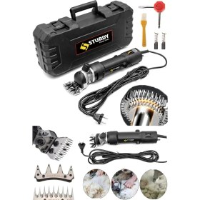 Resim Sturdy Desing 400W Metal Şanzuman Profesyonel Koyun Keçi Kırpma - Kırkma Makinesi 