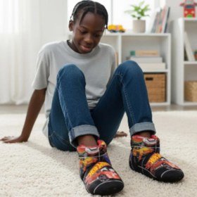 Resim Gezer Yumuşak Kaydırmaz Taban Anaokulu Kreş Ev Pandufu 