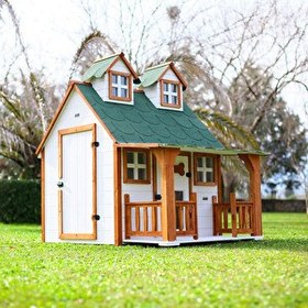 Resim Mandu Ultra Lüks Ahşap Köpek Kulübesi 