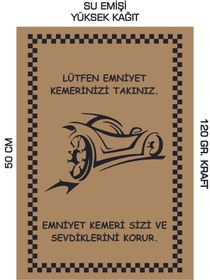 Resim duha trend 35x50 120 Gr. Kraft Kağıt Oto Paspası Araba 1 50 Adet 