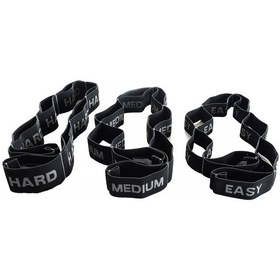 Resim Pilates Yoga Jimnastik Egzersiz Esneme Lastiği Direnç Bandı Seti 