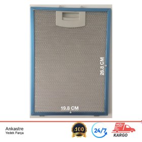 Resim Ferre Uyumlu Davlumbaz Metal Filtre / Yağ Filtresi / Aspiratör Filtre - 381717546 