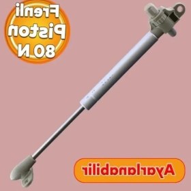 Resim Hakay Ayarlanabilir Gazlı Piston Amortisör - Beyaz 80 N 