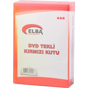 Resim Elba Pl-221C Tekli Kırmızı Renkli Standart Dvd Kutusu Elba