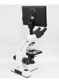 Resim Ece Opto-edu Biyoloji Mikroskobu Trinoküler 2000x Ve Lcd Ekranlı Mikroskop Kamerası Alüminyum Bavulda 