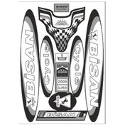 Resim Bisan 003 Bisiklet Sticker Çok Renkli 
