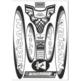 Resim Bisan 003 Bisiklet Sticker Çok Renkli 