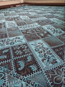 Resim Savan Dokuma Halı Örtüsü 6m² 200 300cm Kale Cam Göbeği 