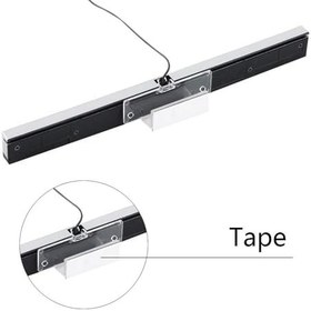 Resim WICAREYO Wii Wii U için Sensör Çubuğu, Kızılötesi IR Ray Hareket Sensörü Sinyal Alıcısı Wii ve Wii U Konsolu için 