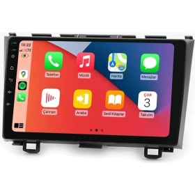 Resim Cartech Crt 464 Serisi Honda Crv 2007-2012 4-64gb Qled Ekran Android Multimedya Teyp 