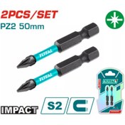 Resim Total Darbeli PZ2x50 Bits Ucu 2'li Paket Yüksek Kalite TACIM71PZ250 NMS HIRDAVAT 
