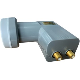 Resim ATAELEKTRONİK Universal 2 Çıkış Hd 3d 4k Lnb Elenbi Lenebe Gold Sarı Uç Konnektörlü Seri 