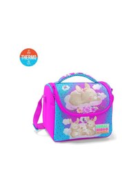 Resim Coral High Kids Mavi Pembe Tavşan Desenli Thermo Beslenme Çantası 11736 