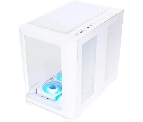 Resim GameBooster GB-G2852W-750w 80+ Bronze Curved Cam Type-C3.1 7*ARGB Fan Seaview Gaming Beyaz Kasa 