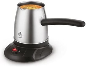 Resim King K3109 Kahvella Türk Kahvesi Makinesi | 6 Fincan, 600W, Çelik Gövde 