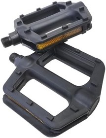 Resim Dağ Bisikleti Pedalı - Dağ Yolu Bisikleti Düz Pedal | Seyahat Çevrimi Çapraz Bisikletler için Evrensel Hafif Pedalı, Hızlı Bırakma Düz Geniş Pedallar 