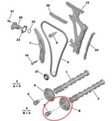 Resim Peugeot 3008 (2024-2025) 1.2 Benzinli Egzoz Eksantrik Mil Dişli ve Vidası (Orijinal) 