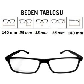 Resim Ubk Eyewear Antifar Uv 400 Filtreli Unisex Gece Görüş Gözlüğü 