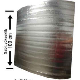 Resim Markaflex 1 Metre Kalorifer Peteği Arkası Isı Yalıtım ve Izolasyon Levhası Radyatör Arkalığı Yalıtım Malzemesi 