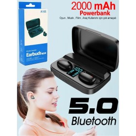 Resim Digi Monster A10S TWS Earbuds | Bluetooth 5. 0 | 1800 mAh Powerbank Kutulu | Dokunmatik & Dijital Göstergeli 