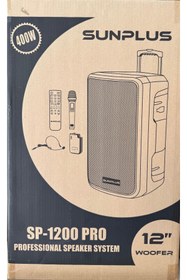 Resim Sunplus SP-1200 PRO BLUETOOTH PROFFESSIONAL SPEAKER SYSTEM 400W 