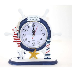 Resim Marsilyan- Ahşap Marin Dümenli Saat Model 3 